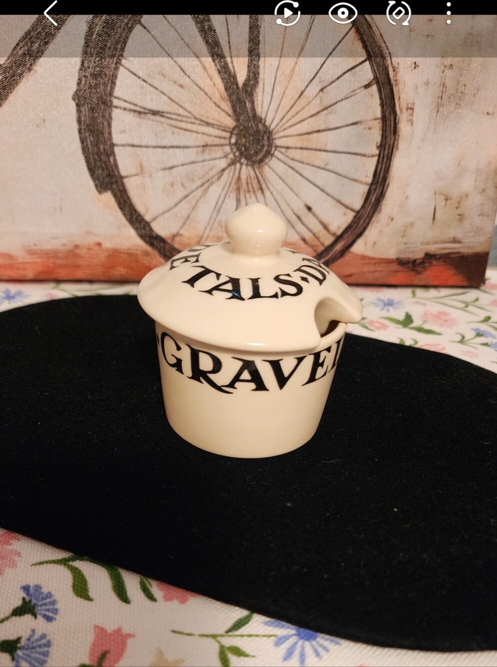 Vintage Emma Bridgewater Toast & Marmalade Jar